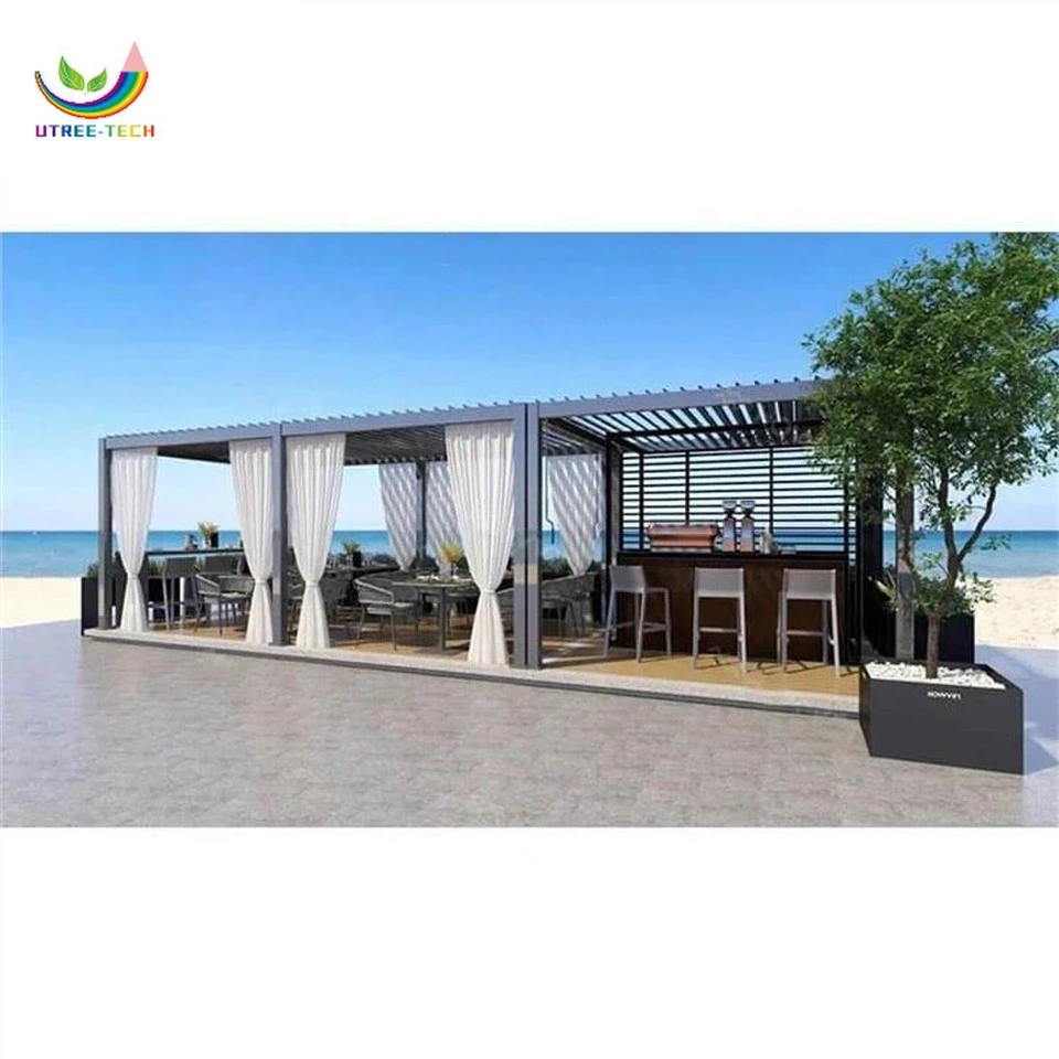 Aluminum Pergola Roof With Electric